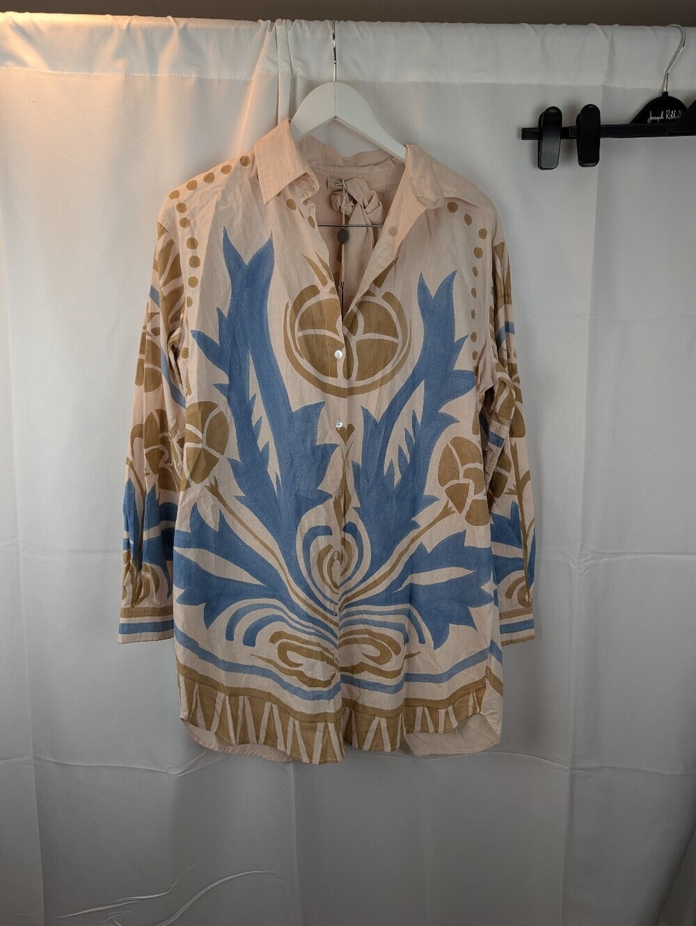 Camerucci Archivo cotton printed shirt/tunic with belt size S new with tags